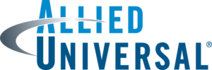 Allied Universal company logo with swoosh